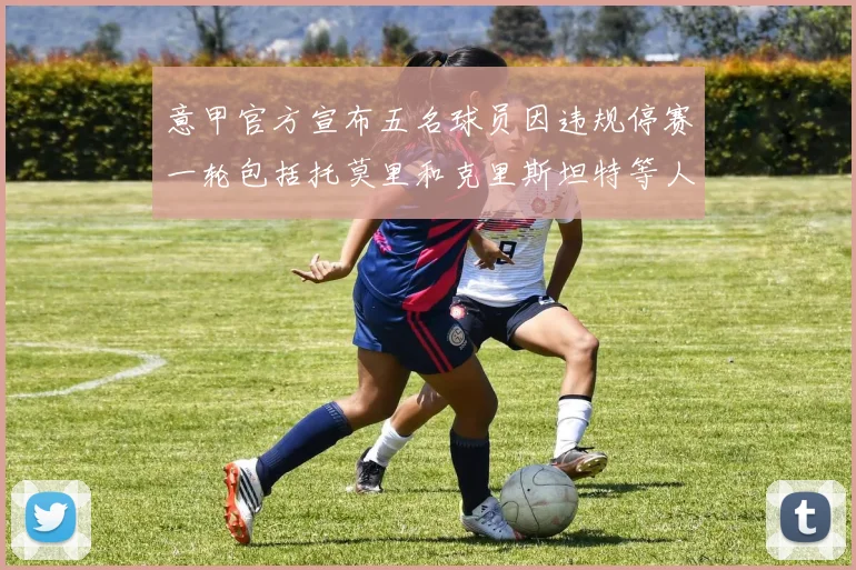 意甲官方宣布五名球员因违规停赛一轮包括托莫里和克里斯坦特等人